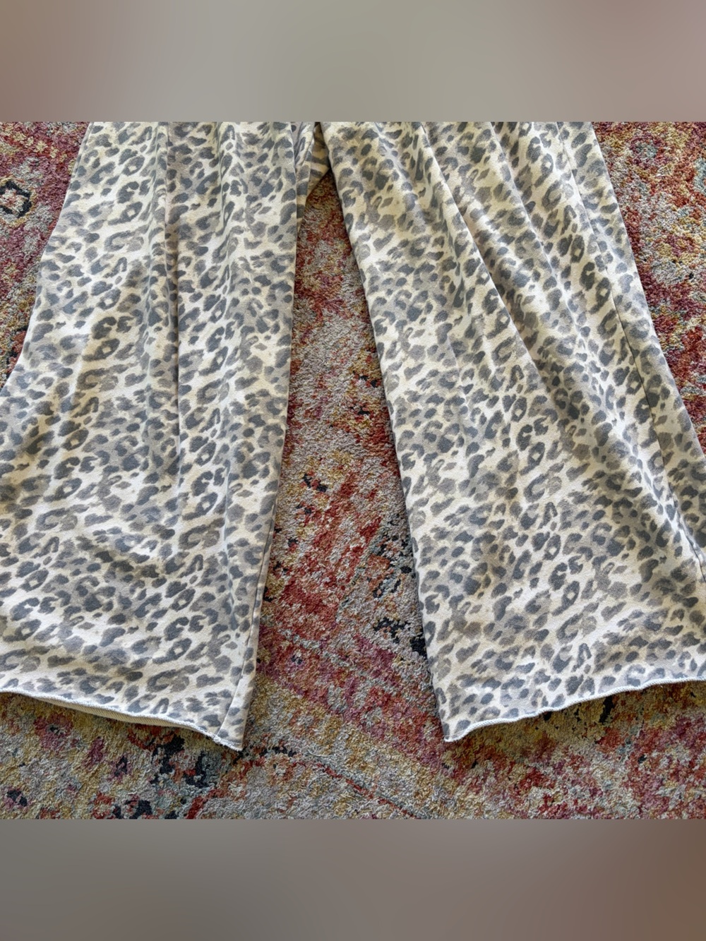 Aerie Neutral Leopard-Print Lounge Pants - Picture 4 of 4